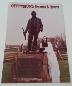 GETTYSBURG SOLDIERS AND SPIRITS POSTCARD SCREAM CHARACTER