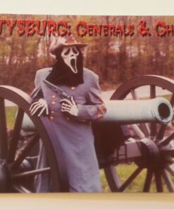 GETTYSBURG GENERAL AND GHOST POSTCARD SCREAM CHARACTER