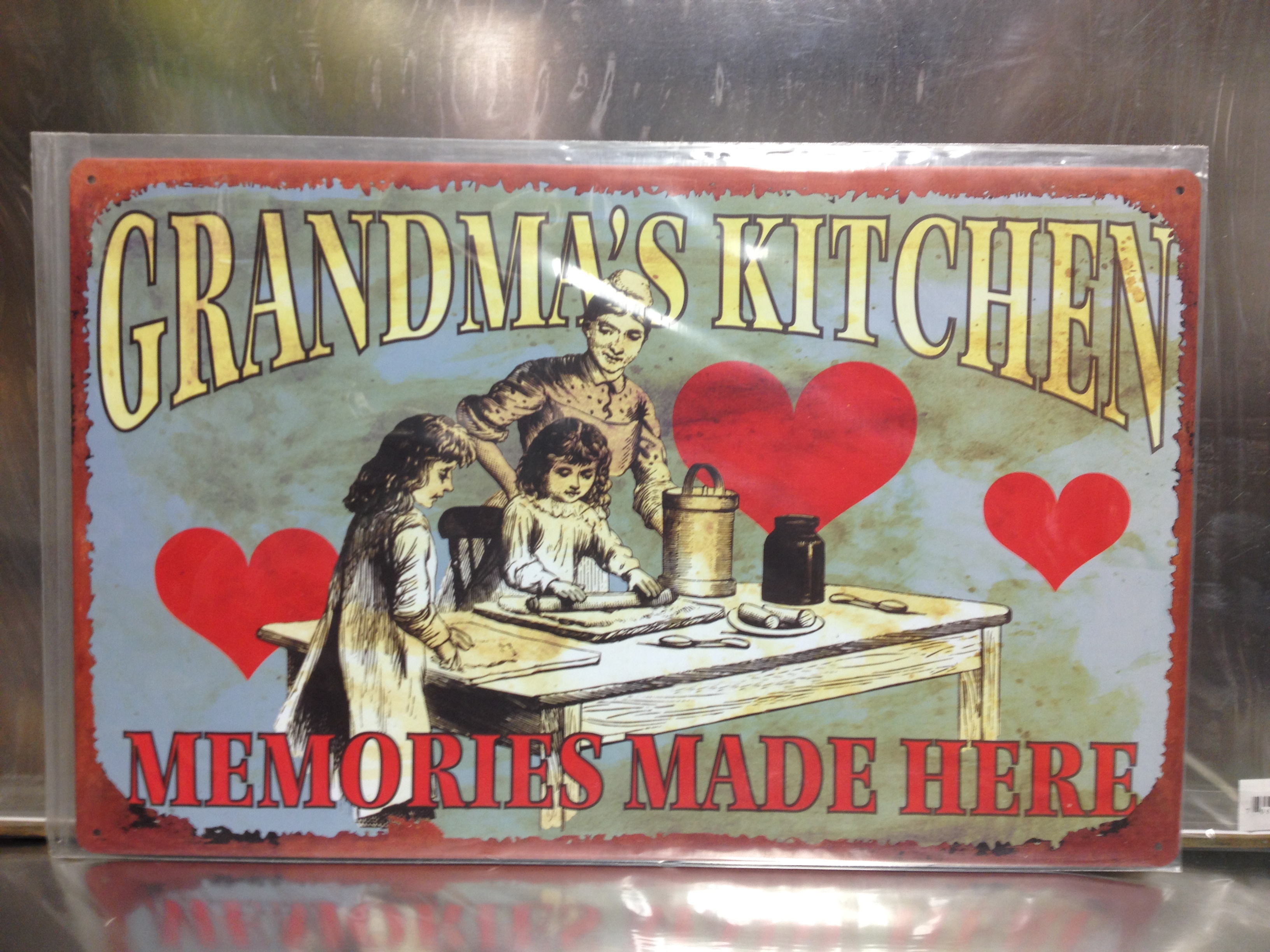 16 X 10 Tin Sign Grandma S Kitchen Memories Made Here Metal Sign New Gettysburg Souvenirs Gifts