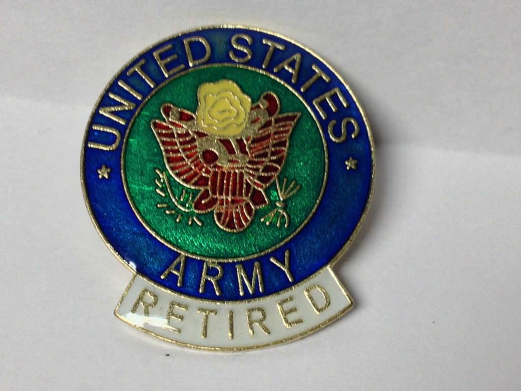 United States Army Retired Lapel Hat Pin New Gettysburg Souvenirs And Ts