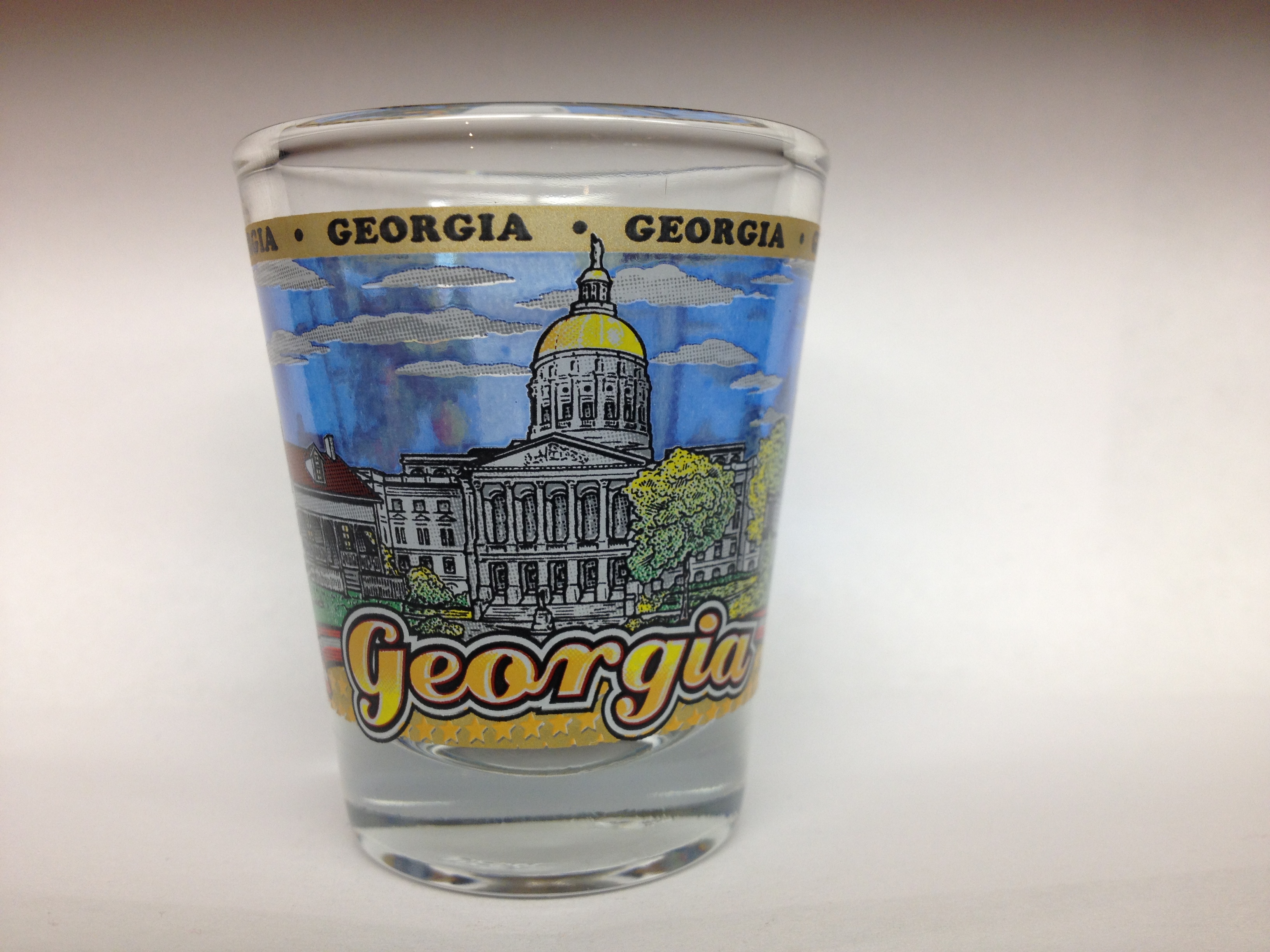 STATE SHOT GLASS NEW Gettysburg Souvenirs & Gifts