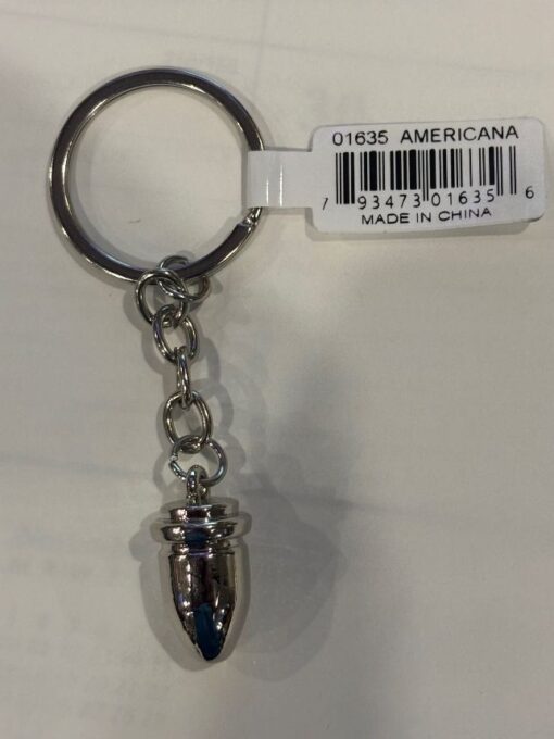 Civil War Bullet Minne Ball Metal Keychain