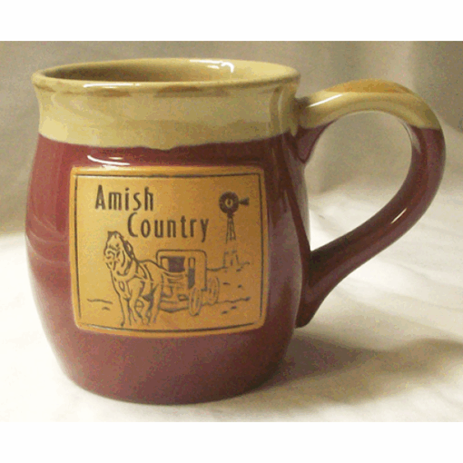 AMISH COUNTRY SAND MUG NEW