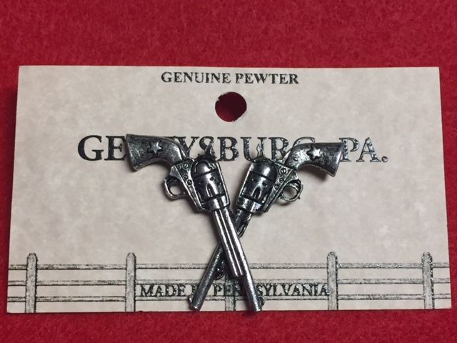 Bullet Gettysburg Pewter Lapel PIN HAT TAC New 