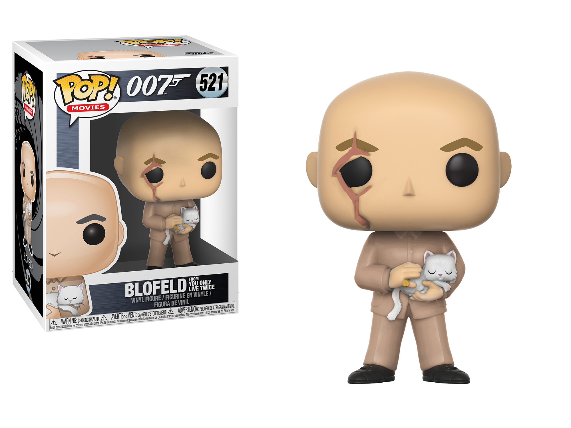 Blofeld James Bond You Only Live Twice Pop Movies Vinyl Figure Funko 521 New Gettysburg Souvenirs Gifts