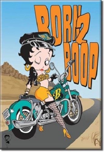 Betty Boop Motorcycle Kühlschrank Magnet Set 9-teilig MAG46 
