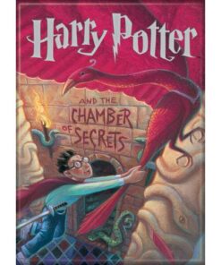 2 1/2" X 3 1/2 HARRY POTTER CHAMBER OF SECRETS COVER REFRIGERATOR MAGNET NEW