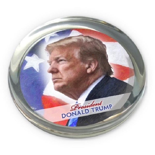 Donald Trump Squeezeez Mega Head Collectible Make America Great Again Gold... 