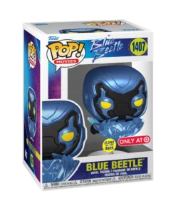 BLUE BEETLE TARGET EXCLUSIVE #1407 GLOW IN THE DARK POP VINYL FIGURE FUNKO
