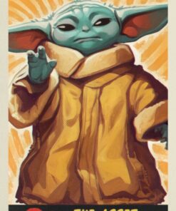 12" X 16" STAR WARS THE MANDALORIAN GROGU METAL SIGN NEW