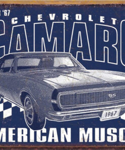 16" X 12.5" TIN SIGN CAMARO AMERICAN MUSCLE METAL SIGN NEW