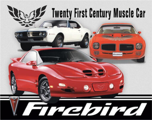 16" X 12.5" TIN SIGN PONTIAC FIREBIRD TRIBUTE METAL SIGN NEW