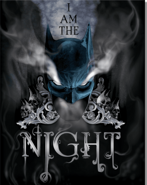 12" X 16" TIN SIGN DC COMICS BATMAN I AM THE NIGHT METAL SIGN NEW