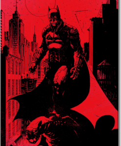 12" X 16" TIN SIGN DC COMICS BATMAN RED METAL SIGN NEW