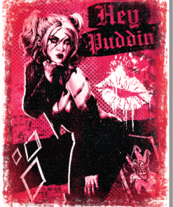 12" X 16" TIN SIGN DC COMICS HARLEY QUINN HEY PUDDIN METAL SIGN NEW