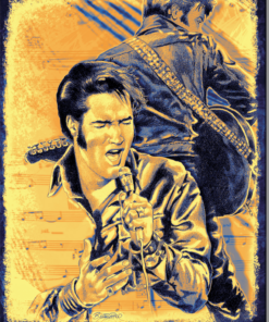 12 1/2" X 16" ELVIS PRESLEY THE NOTES METAL SIGN NEW
