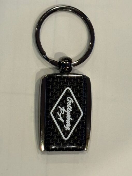GETTYSBURG PA BLACK METAL THICK KEY CHAIN NEW
