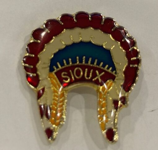 Sioux Tribe Indian Head Dress Lapel Hat Pin New