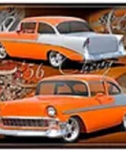 12″ X 15″ TIN SIGN 1956 CHEVY CAR METAL SIGN NEW