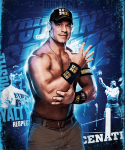 12 1/2" x 16" TIN SIGN WWE JOHN CENA METAL SIGN NEW