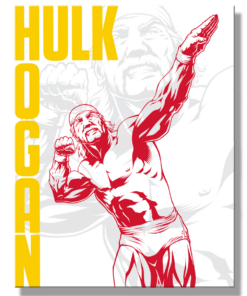 16" X 12 1/2" TIN SIGN WWE HULK HOGAN METAL SIGN NEW