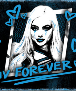 16" X 12 1/2" TIN SIGN WWE LIV MORGAN LIV FOREVER METAL SIGN NEW