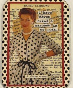 I HAVE NEVER FAKED A SARCASM IN MY LIFE MAGNET 2.5” X 3.5” ROUNDED CORNERS NEW