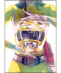 POWER RANGERS YELLOW RANGER ATA-BOY MAGNET 2.5” X 3.5” NEW