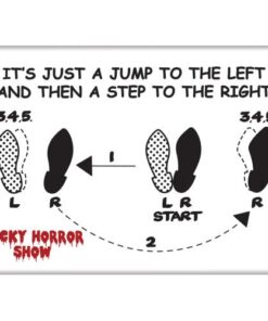 ROCKY HORROR PICTURE SHOW TIME WARP STEPS ATA-BOY MAGNET 2.5” X 3.5” NEW