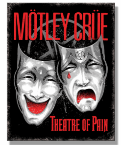 12 1/2" X 16" TIN SIGN MOTLEY CRUE THEATRE OF PAIN METAL SIGN NEW