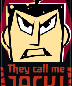 SAMURAI JACK THEY CALL ME JACK!  ATA-BOY MAGNET 2.5” X 3.5” NEW
