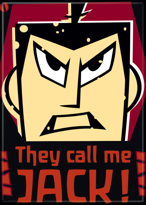 SAMURAI JACK THEY CALL ME JACK!  ATA-BOY MAGNET 2.5” X 3.5” NEW
