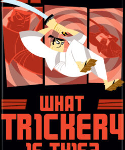 SAMURAI JACK WHAT TRICKERY IS THIS? ATA-BOY MAGNET 2.5” X 3.5” NEW