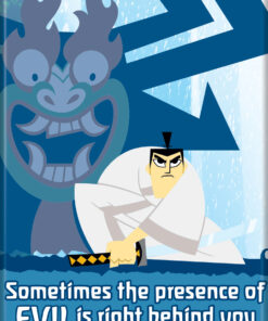 SAMURAI JACK THE PRESENCE OF EVIL ATA-BOY MAGNET 2.5” X 3.5” NEW