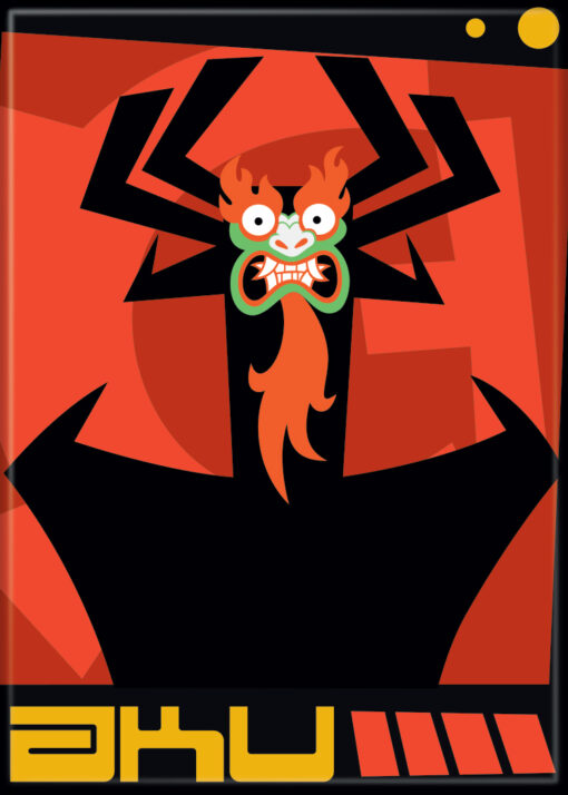 SAMURAI JACK AKU ATA-BOY MAGNET 2.5” X 3.5” NEW