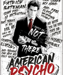 AMERICAN PSYCHO I AM SIMPLY NOT THERE ATA-BOY MAGNET  2.5” X 3.5” NEW