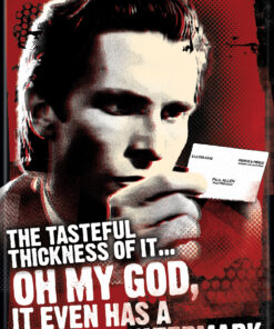 AMERICAN PSYCHO BUSINESS CARD ATA-BOY MAGNET  2.5” X 3.5” NEW