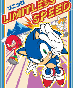 SONIC THE HEDGEHOG LIMITLESS SPEED ATA-BOY MAGNET 2.5” X 3.5” NEW