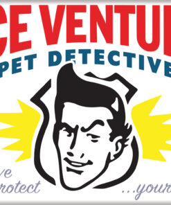 ACE VENTURA BUSINESS CARD ATA-BOY MAGNET  2.5” X 3.5” NEW