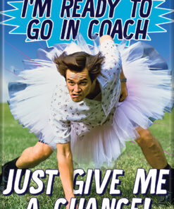 ACE VENTURA I'M READY TO GO IN COACH ATA-BOY MAGNET  2.5” X 3.5” NEW