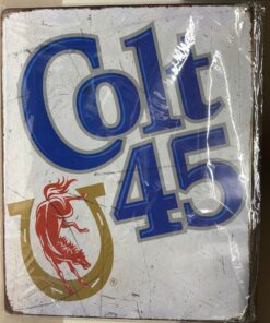 15″ X 12″ TIN SIGN COLT 45 MALT LIQUOR METAL SIGN NEW