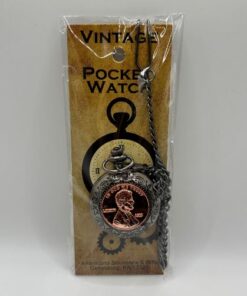 Abraham Lincoln Penny Vintage Style Pocket Watch New