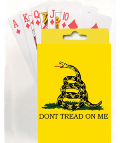 Don't Tread on Me Playing Cards New