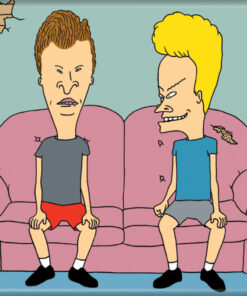 Ata-Boy Beavis and Butt-Head on Couch 2.5" x 3.5" Magnet for Refrigerators