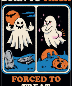 ATA BOY STEVEN RHODES BORN TO TRICK FORCED TO TREAT MAGNET 2.5” X 3.5”