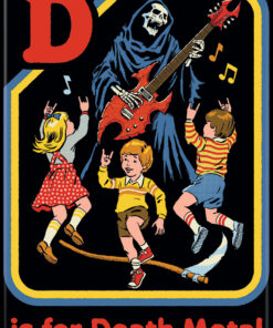 ATA BOY STEVEN RHODES D IS FOR DEACH METAL MAGNET 2.5” X 3.5”