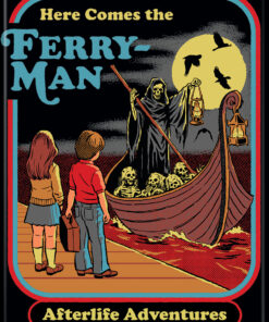 ATA BOY STEVEN RHODES HERE COMES THE FERRY-MAN METAL MAGNET 2.5” X 3.5”