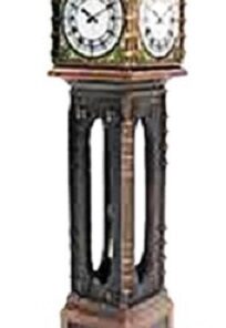 CLOCK BRONZE DIE CAST METAL COLLECTIBLE PENCIL SHARPENER NEW