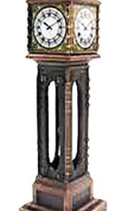 Alternative view of CLOCK BRONZE DIE CAST METAL COLLECTIBLE PENCIL SHARPENER NEW