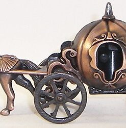 CINDERELLA CARRIAGE BRONZE DIE CAST METAL COLLECTIBLE PENCIL SHARPENER NEW / BOX